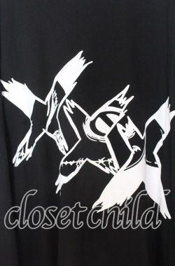 画像5: NieR Clothing / XXXプリントBIGカットソー F ブラック O-25-12-05-061-PU-TS-YM-OS