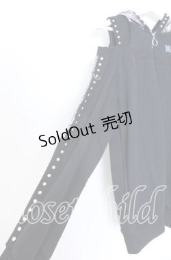 画像3: NieR CLOTHING / グリッター切り替えパーカー  ブラックｘシルバー O-25-12-05-062-PU-TO-YM-OS