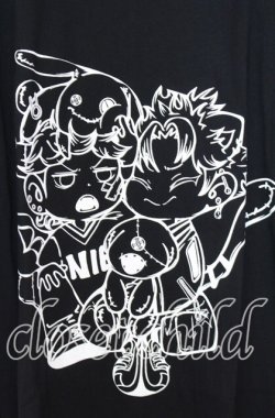 画像2: NieR Clothing / 擬人化プリントBIG Tシャツ XL ブラック O-25-12-05-064-PU-TS-YM-OS