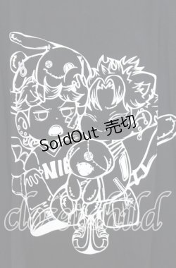 画像2: NieR CLOTHING / 擬人化プリントBIG Tシャツ XL ブラック O-25-12-05-064-PU-TS-YM-ZT078