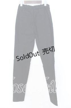 画像3: NieR CLOTHING / レースアップストレッチパンツ F ブラック O-25-12-05-067-PU-PA-YM-ZT037