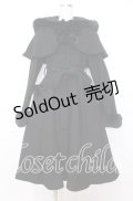 Victorian maiden / フードケープ付エレガントコート  ブラック O-25-12-05-006-CL-CO-OW-OS
