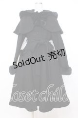 Victorian maiden / フードケープ付エレガントコート  ブラック O-25-12-05-006-CL-CO-OW-OS