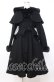 画像1: Victorian maiden / フードケープ付エレガントコート  ブラック O-25-12-05-006-CL-CO-OW-OS (1)