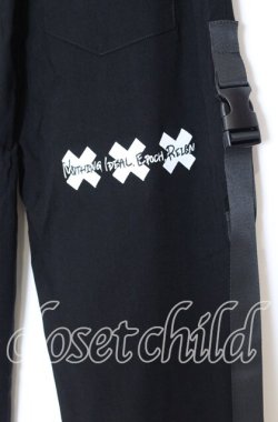 画像4: NieR Clothing / BELT×ZIPPER Visual STYLISHパンツ F ブラック O-25-12-05-068-PU-PA-YM-OS