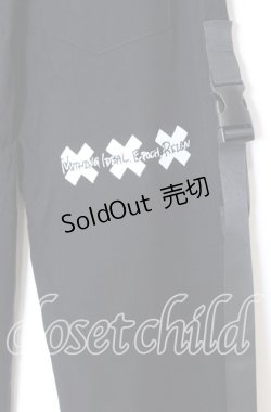 画像4: NieR CLOTHING / BELT×ZIPPER Visual STYLISHパンツ F ブラック O-25-12-05-068-PU-PA-YM-ZT041