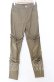 画像1: NieR Clothing / ベルトジップパンツ F カーキ O-25-12-05-069-PU-PA-YM-OS (1)