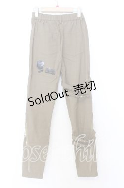 画像3: NieR CLOTHING / ベルトジップパンツ F カーキ O-25-12-05-069-PU-PA-YM-ZT040