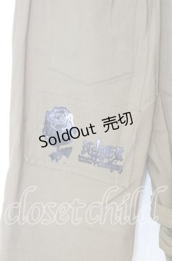 画像4: NieR CLOTHING / ベルトジップパンツ F カーキ O-25-12-05-069-PU-PA-YM-ZT040