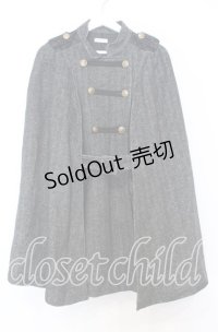 axes femme / ナポレオンマント風コート  グレー O-25-12-05-072-AX-CO-IG-OS