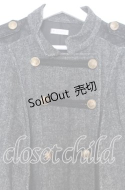 画像2: axes femme / ナポレオンマント風コート  グレー O-25-12-05-072-AX-CO-IG-OS