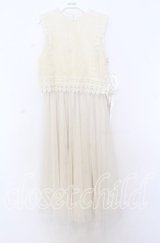 axes femme / レースチュールワンピース  オフ O-25-12-05-073-AX-OP-IG-ZT1212G