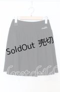MILK / ロゴ刺繍裏毛スカート  クロ O-25-12-05-077-ML-SK-IG-ZT369