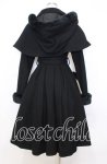 画像4: Victorian maiden / フードケープ付エレガントコート  ブラック O-25-12-05-006-CL-CO-OW-OS (4)