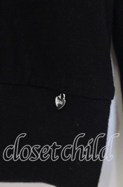 画像2: MILK / スカラップフリルカーディガン  クロ×ラベンダー O-25-12-05-078-ML-TO-IG-OS