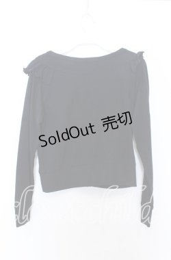 画像4: MILK / スカラップフリルカーディガン  クロ×ラベンダー O-25-12-05-078-ML-TO-IG-OS