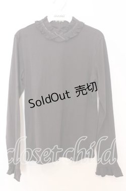 画像1: Leur Getter / ハシゴレースハイネックカットソー  ブラウン O-25-12-05-079-LU-TO-IG-OS