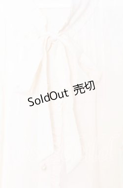 画像2: axes femme / ボウタイブラウス  オフ O-25-12-05-080-AX-BL-IG-OS