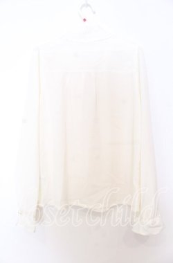 画像3: axes femme / ボウタイブラウス  オフ O-25-12-05-080-AX-BL-IG-OS