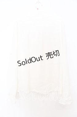 画像3: axes femme / ボウタイブラウス  オフ O-25-12-05-080-AX-BL-IG-OS