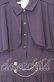 画像2: axes femme / ハイウエストフラシ半袖ワンピース  パープル O-25-12-05-081-AX-OP-IG-OS (2)