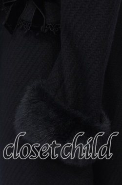 画像6: Victorian maiden / フードケープ付エレガントコート  ブラック O-25-12-05-006-CL-CO-OW-OS