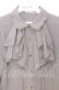 画像2: axes femme / ラッフルフリルブラウス  グレー O-25-12-05-084-AX-BL-IG-OS (2)