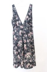 axes femme / 花柄ジャンドレ  クロ O-25-12-05-086-AX-OP-IG-OS