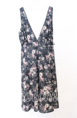 画像1: axes femme / 花柄ジャンドレ  クロ O-25-12-05-086-AX-OP-IG-OS