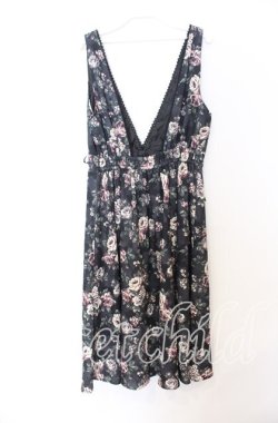 画像3: axes femme / 花柄ジャンドレ  クロ O-25-12-05-086-AX-OP-IG-OS