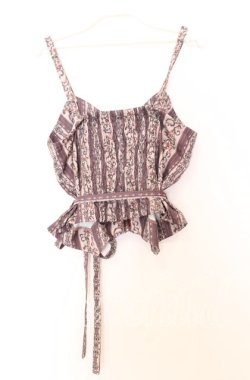 画像3: axes femme / オーナメント縦柄ビスチェ  ベージュ系 O-25-12-05-089-AX-TO-IG-OS