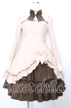 画像1: Mary Magdalene / プティフールドレス  ローズチョコ O-25-12-05-091-CL-OP-OW-OS