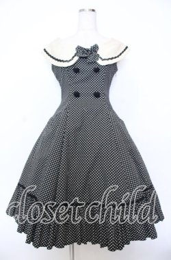 画像1: Mary Magdalene / アンジェリカワンピース  クロ ドット O-25-12-05-002-CL-OP-IG-OS