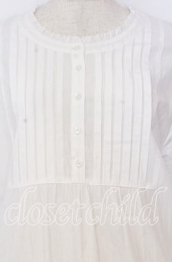 画像2: PINK HOUSE / ティアードワンピース  ブロード・シロ O-25-12-05-010-LO-OP-IG-OS