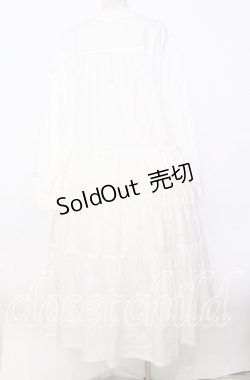 画像4: PINK HOUSE / ティアードワンピース  ブロード・シロ O-25-12-05-010-LO-OP-IG-OS