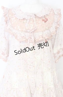 画像2: PINK HOUSE / バラ園うさぎプリントパッチワークワンピース  ピンク O-25-12-05-011-LO-OP-IG-OS