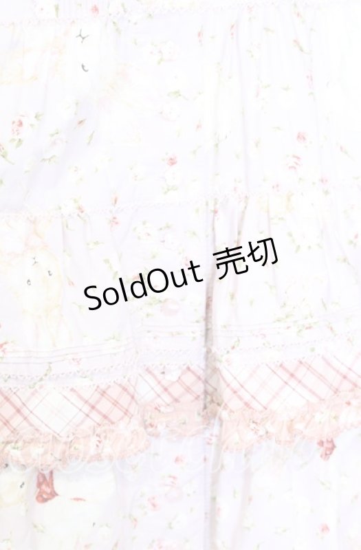 画像3: PINK HOUSE / バラ園うさぎプリントパッチワークワンピース  ピンク O-25-12-05-011-LO-OP-IG-OS (3)