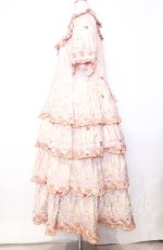 画像4: PINK HOUSE / バラ園うさぎプリントパッチワークワンピース  ピンク O-25-12-05-011-LO-OP-IG-OS (4)
