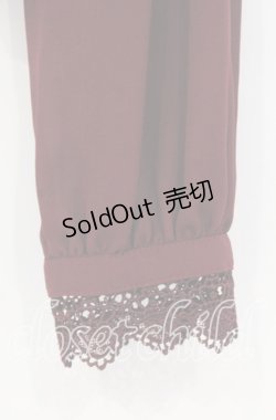 画像3: Victorian maiden / ノーブルレースインタックブラウス  ワイン O-25-12-05-013-CL-BL-OW-OS