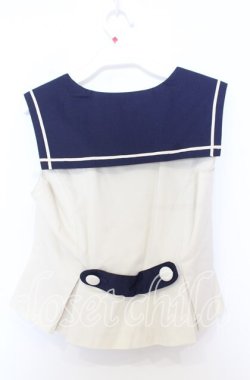 画像3: Victorian maiden / ブリティッシュマリンベスト  キナリ×ネイビー O-25-12-05-014-CL-TO-OW-OS