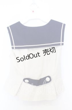 画像3: Victorian maiden / ブリティッシュマリンベスト  キナリ×ネイビー O-25-12-05-014-CL-TO-OW-OS