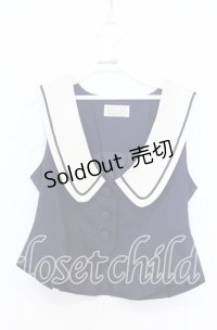 Victorian maiden / ブリティッシュマリンベスト  ネイビー×キナリ O-25-12-05-015-CL-TO-OW-OS