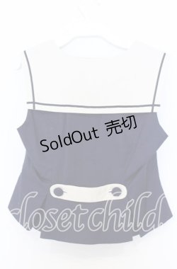 画像3: Victorian maiden / ブリティッシュマリンベスト  ネイビー×キナリ O-25-12-05-015-CL-TO-OW-OS