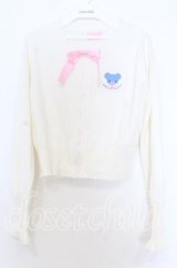 Angelic Pretty / Milkyベアーニットカーディガン  オフ O-25-12-05-016-AP-TO-IG-OS