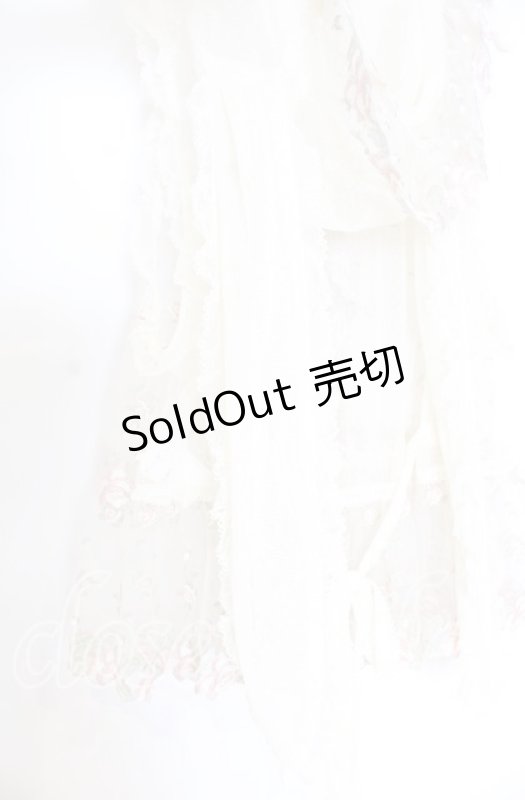 画像5: PINK HOUSE / ローズレース使いフード付きベスト  アイボリー O-25-12-05-019-LO-TO-IG-OS (5)