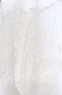 画像5: PINK HOUSE / うさぎの耳フード付きローンタブリエ  シロ O-25-12-05-020-LO-TO-IG-OS