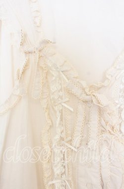 画像2: PINK HOUSE / フランス製レース使いローンベスト  生成り O-25-12-05-021-LO-TO-IG-OS