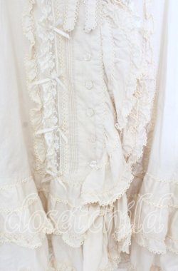 画像3: PINK HOUSE / フランス製レース使いローンベスト  生成り O-25-12-05-021-LO-TO-IG-OS