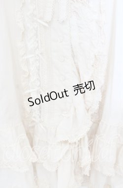 画像3: PINK HOUSE / フランス製レース使いローンベスト  生成り O-25-12-05-021-LO-TO-IG-OS