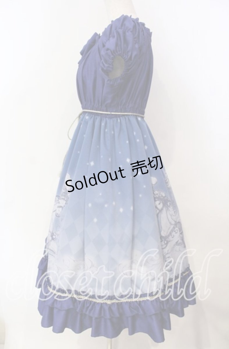 画像5: Enchantlic Enchantilly / Phantom Night Babydoll 夜空のワンピース  ネイビー O-25-12-06-002-LO-OP-IG-OS (5)